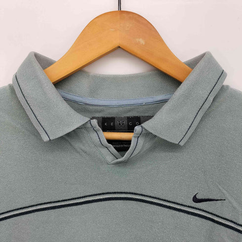 ナイキゴルフ NIKE GOLF 00S スウッシュ 刺繍 S/S キーネック ポロシャツ メンズ import:XL