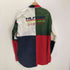 トミーヒルフィガー TOMMY HILFIGER 90S SAILING GEAR ロゴ ワッペン クレイジーパターン L/S シャツ メンズ import:XL