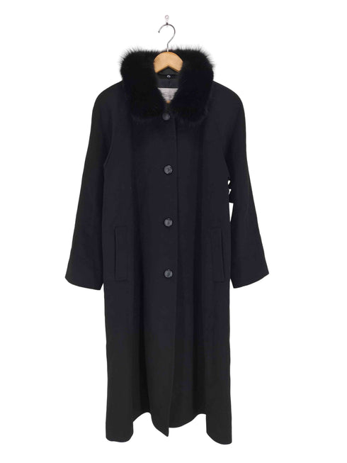 ROSASE CLUB cashmere100% コート ブルーフォックスファー レディース JPN:M