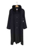 ROSASE CLUB cashmere100% コート ブルーフォックスファー レディース JPN:M