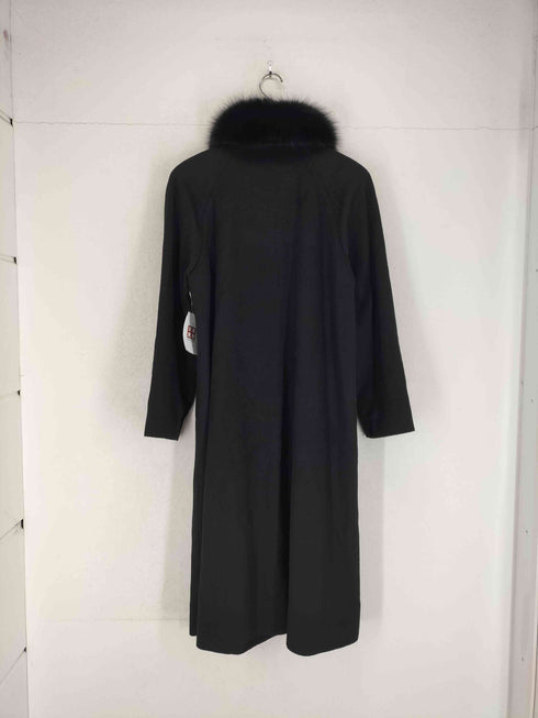 ROSASE CLUB cashmere100% コート ブルーフォックスファー レディース JPN:M