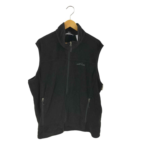 エディーバウアー Eddie Bauer ロゴフリースベスト メンズ 2XL