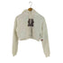 ザブラックアイパッチ THE BLACK EYE PATCH 24AW ラインストーン ロゴ 短丈 パーカー レディース JPN:S