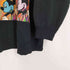 ポッポアート デザイン キャラクタープリント レイヤードネック L/S Tシャツ メンズ
