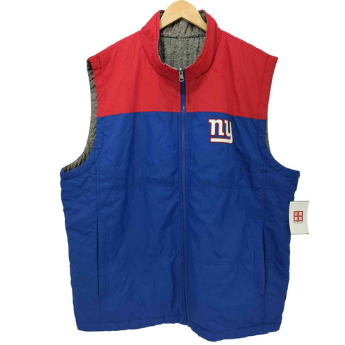エヌエフエル NFL 中綿バイカラーベスト メンズ import:XXL