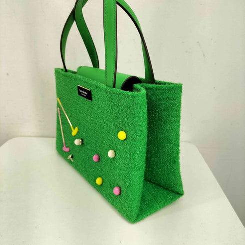 ケイトスペードニューヨーク kate spade NEW YORK サム アイコン アストロターフ ファブリック スモール トートバッグ レディース