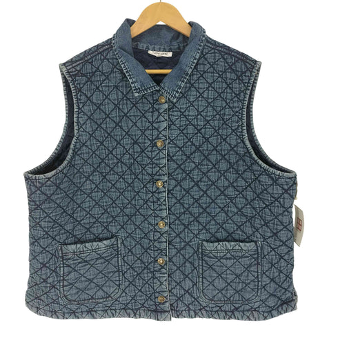 serengeti デニムキルティングベスト メンズ 2XL