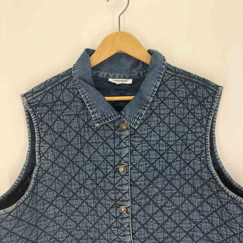 serengeti デニムキルティングベスト メンズ 2XL