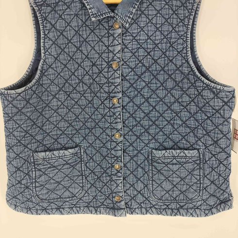 serengeti デニムキルティングベスト メンズ 2XL