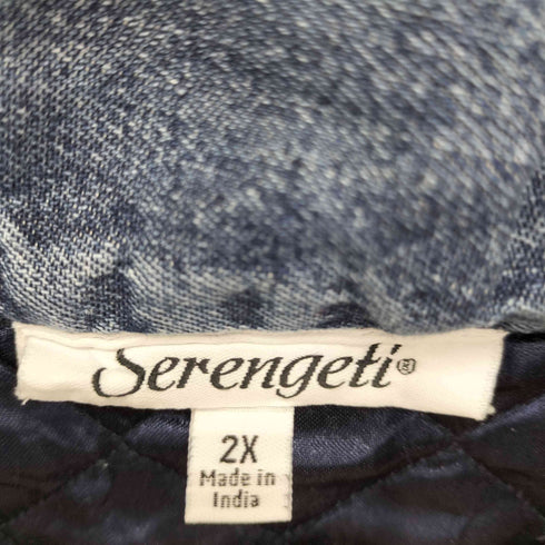 serengeti デニムキルティングベスト メンズ 2XL