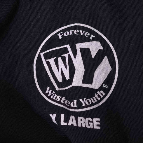 ウェイステッドユース WASTED YOUTH プリントクルーネックTシャツ メンズ JPN:XL