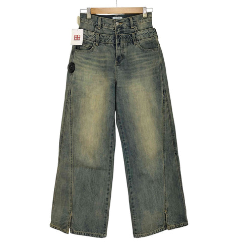 スライジーンズ SLY JEANS 25SS LAYERED STRAIGHT PT-C レディース JPN:1