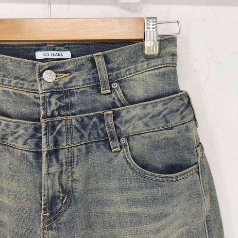 スライジーンズ SLY JEANS 25SS LAYERED STRAIGHT PT-C レディース JPN:1