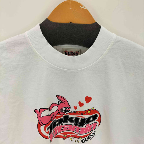 ゲス GUESS プリントクルーネックTシャツ メンズ JPN:S