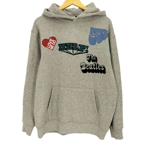 ザラ ZARA グラフィックプリント プルオーバーパーカー メンズ import:L