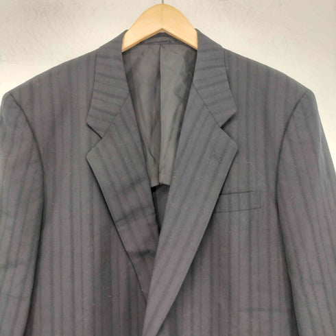 コムデギャルソンオム COMME des GARCONS HOMME 90s 田中オム ストライプ柄 ウール テーラードジャケット メンズ JPN:L