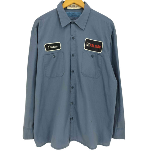 シンタス CINTAS Comfort FLEX 企業パッチ 長袖 ワークシャツ メンズ import:XL