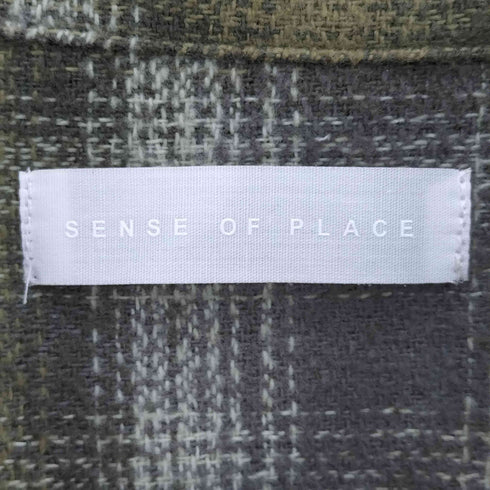 センスオブプレイス SENSE OF PLACE 24aw ヘビーネルオンブレーチェックシャツ メンズ JPN:M
