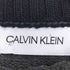 カルバンクライン CALVIN KLEIN ck刺繍 生地切替 比翼ジップ ハーフジップ ハイネック コットンニット メンズ import:L