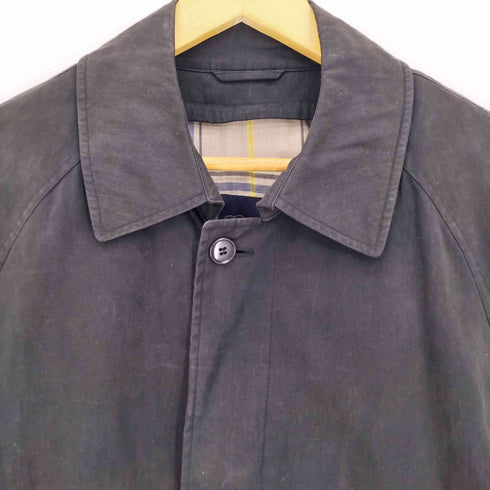 ブルックスブラザーズ BROOKS BROTHERS 裏地チェック 比翼ボタン コットンナイロン ステンカラーコート メンズ US:36
