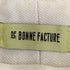 DE BONNE FACTURE タック ネップ コットンパンツ メンズ FR:44-48