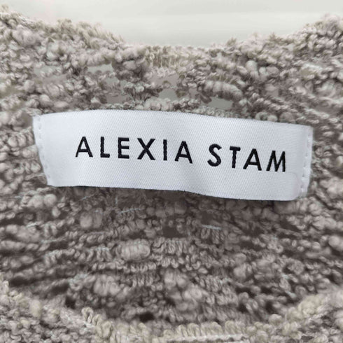 アリシアスタン ALEXIA STAM Vネック ロングスリーブ ニット レディース FREE