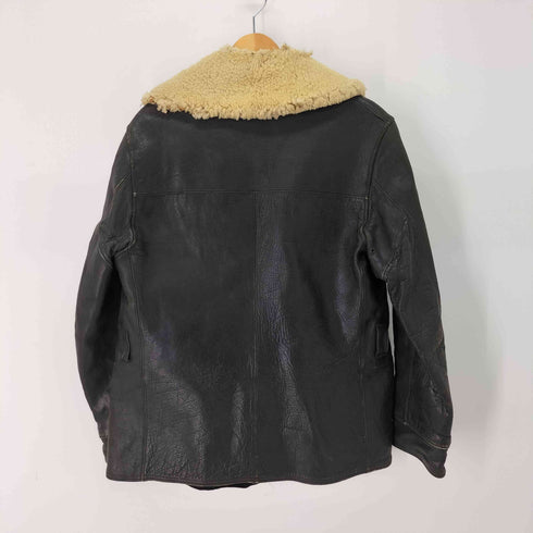 Goodyea RUBBER CO 製 / 推定30-40s ボア ショールカラー/ヘチマカラー ホースハイド レザー カーコート メンズ