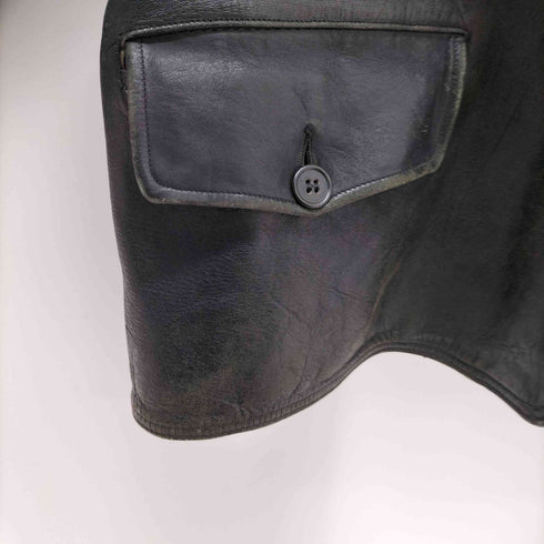 Goodyea RUBBER CO 製 / 推定30-40s ボア ショールカラー/ヘチマカラー ホースハイド レザー カーコート メンズ