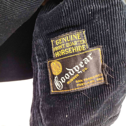 Goodyea RUBBER CO 製 / 推定30-40s ボア ショールカラー/ヘチマカラー ホースハイド レザー カーコート メンズ
