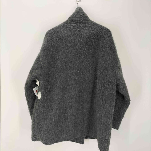 ナチュラルビューティーベーシック NATURAL BEAUTY BASIC 25AW スタンドネック シャギー ミディ コート レディース JPN:M