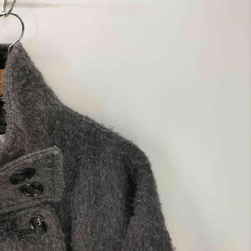 ナチュラルビューティーベーシック NATURAL BEAUTY BASIC 25AW スタンドネック シャギー ミディ コート レディース JPN:M