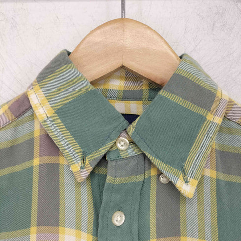 ラルフローレン RALPH LAUREN CLASSIC FIT ポニー刺繍 ボタンダウン チェックシャツ メンズ import:XS