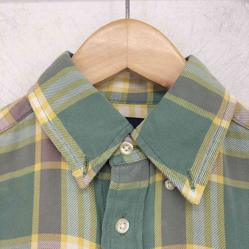 ラルフローレン RALPH LAUREN CLASSIC FIT ポニー刺繍 ボタンダウン チェックシャツ メンズ import:XS