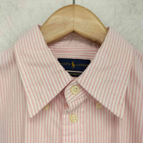 ラルフローレン RALPH LAUREN CUSTOM FIT ポニー刺繍 ボタンダウン チェックシャツ メンズ import:L