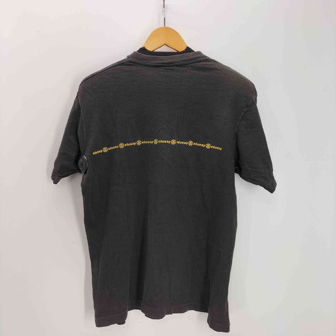 ステューシー Stussy 90S 紺タグ USA製 SSリンク ライン プリント Tシャツ メンズ import:L