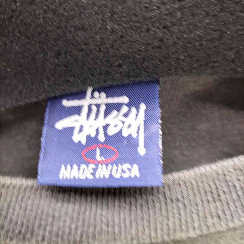 ステューシー Stussy 90S 紺タグ USA製 SSリンク ライン プリント Tシャツ メンズ import:L