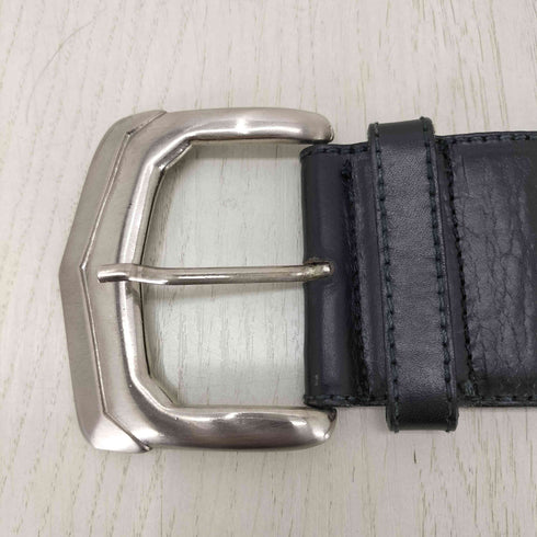 ヴェルサスヴェルサーチ VERSUS VERSACE メタルバックル ロゴレザーベルト メンズ