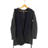 ギャップ Gap 00S ウール ナイロン ミックスファブリック ウエストベルト フーデッド ガウンコート メンズ import:L