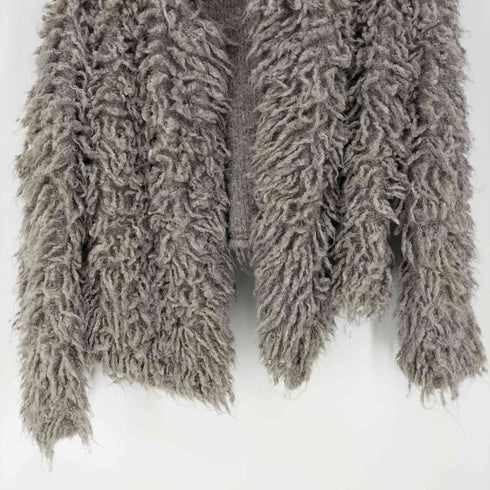 ザラ ZARA フェイクファーニットカーディガン レディース JPN:L