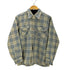 ペンドルトン PENDLETON 70-80S USA製 PURE VIRGIN WOOL バージンウール 開襟オープンカラー チェック ボード シャツ メンズ import:M