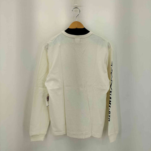 ウィアード WEIRDO WEIRDO FLAME L/S T-SHIRTS 袖ロゴ クルーネックロンT メンズ JPN:M
