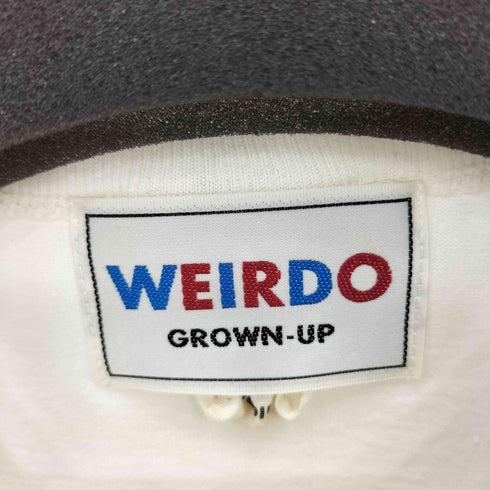 ウィアード WEIRDO WEIRDO FLAME L/S T-SHIRTS 袖ロゴ クルーネックロンT メンズ JPN:M