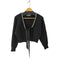 ザラ ZARA パールビーズ付 リボンカーディガン レディース import:S