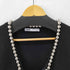 ザラ ZARA パールビーズ付 リボンカーディガン レディース import:S