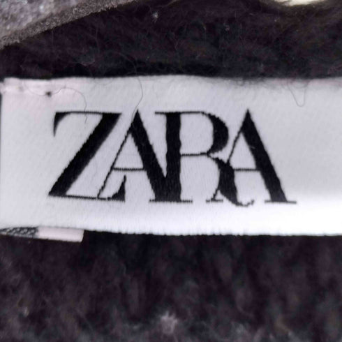 ザラ ZARA パールビーズ付 リボンカーディガン レディース import:S