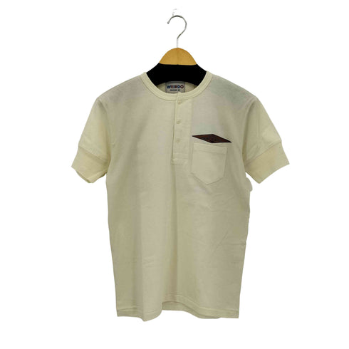 ウィアード WEIRDO WEIRDOS KUSTOM S/S HENRY T-SHIRTS プリントロゴ ヘンリーネックTシャツ メンズ JPN:M