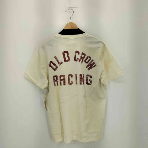 オールドクロウ OLD CROW RACING S/S T-SHIRTS ヴィンテージ染み込み レーシングプリント Tシャツ メンズ JPN:L