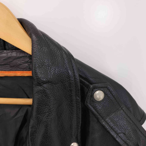 リアルレザー ダブルライダーズジャケット オーバーサイズ メンズ import:XXL