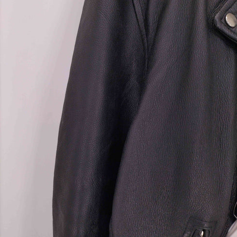 リアルレザー ダブルライダーズジャケット オーバーサイズ メンズ import:XXL