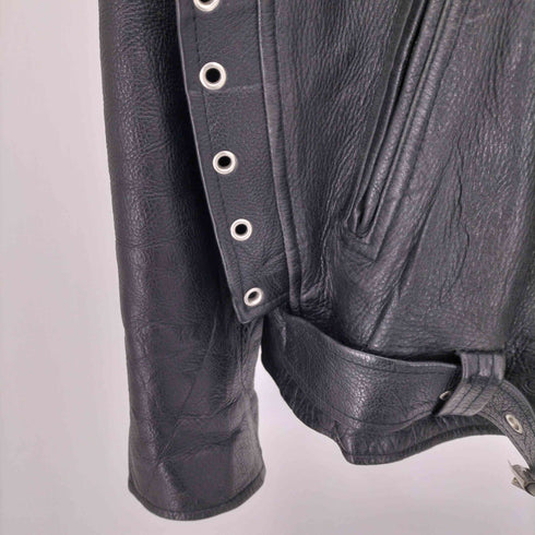 リアルレザー ダブルライダーズジャケット オーバーサイズ メンズ import:XXL